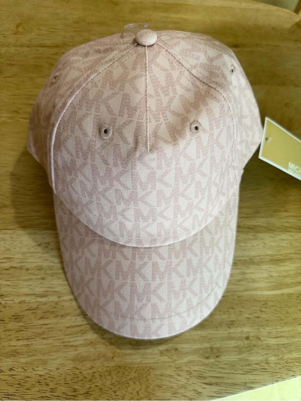 Michael Kors MK Logo Baseball cap in Pink NWT